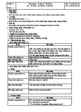Giáo án Hình học Lớp 6 - Tiết 1 đến 13 - Năm học 2018-2019